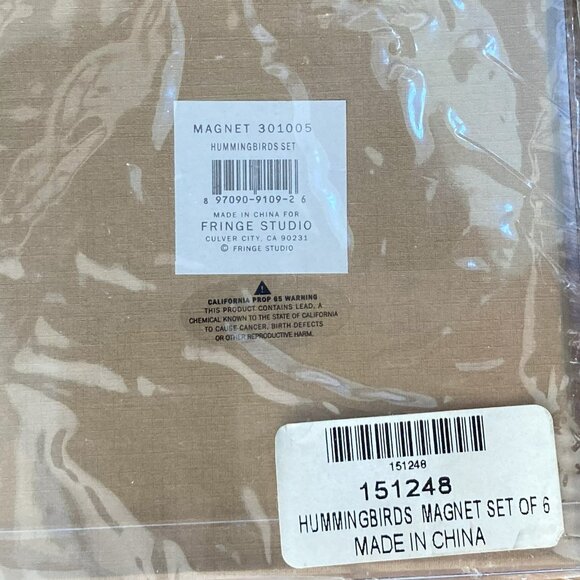 🆕 Hummingbird Glass Magnets - Picture 3 of 5